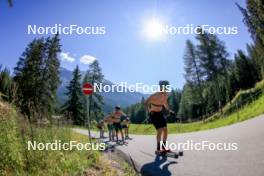 06.08.2024, Lenzerheide, Switzerland (SUI): Jon-Fadri Nufer (SUI) - Cross-Country summer training, Lenzerheide (SUI). www.nordicfocus.com. © Manzoni/NordicFocus. Every downloaded picture is fee-liable.