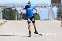 23.07.2024, Premanon, France (FRA): Lucas Chanavat (FRA) - Cross-Country summer training, Premanon (FRA). www.nordicfocus.com. © Manzoni/NordicFocus. Every downloaded picture is fee-liable.