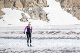 19.06.2024, Tignes, France (FRA): Delphine Claudel (FRA) - Cross-Country summer training, Tignes (FRA). www.nordicfocus.com. © Authamayou/NordicFocus. Every downloaded picture is fee-liable.