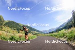 15.08.2024, Ulrichen, Switzerland (SUI): Lucas Boegl (GER) - Cross-Country summer training, Ulrichen (SUI). www.nordicfocus.com. © Manzoni/NordicFocus. Every downloaded picture is fee-liable.