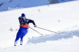 14.10.2024, Ramsau am Dachstein, Austria (AUT): Federico Pellegrino (ITA) - Cross-Country summer training, Dachsteinglacier, Ramsau am Dachstein (AUT). www.nordicfocus.com. © Manzoni/NordicFocus. Every downloaded picture is fee-liable.