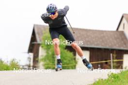 28.05.2024, Lenzerheide, Switzerland (SUI): Toni Livers (SUI) - Cross-Country training, Lenzerheide (SUI). www.nordicfocus.com. © Manzoni/NordicFocus. Every downloaded picture is fee-liable.