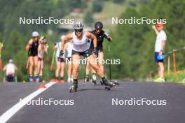 15.08.2024, Ulrichen, Switzerland (SUI): Coletta Rydzek (GER) - Cross-Country summer training, Ulrichen (SUI). www.nordicfocus.com. © Manzoni/NordicFocus. Every downloaded picture is fee-liable.