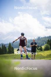 09.07.2024, Lavaze, Italy (ITA): Nicole Monsorno (ITA) - Cross-Country summer training, Lavaze (ITA). www.nordicfocus.com. © Vanzetta/NordicFocus. Every downloaded picture is fee-liable.