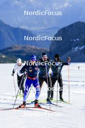 14.10.2024, Ramsau am Dachstein, Austria (AUT): Federico Pellegrino (ITA) - Cross-Country summer training, Dachsteinglacier, Ramsau am Dachstein (AUT). www.nordicfocus.com. © Manzoni/NordicFocus. Every downloaded picture is fee-liable.