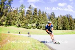 04.06.2024, Lenzerheide, Switzerland (SUI): Niklas Steiger (SUI) - Cross-Country training, Lenzerheide (SUI). www.nordicfocus.com. © Manzoni/NordicFocus. Every downloaded picture is fee-liable.