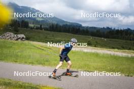 09.07.2024, Lavaze, Italy (ITA): Cyril Faehndrich (SUI) - Cross-Country summer training, Lavaze (ITA). www.nordicfocus.com. © Vanzetta/NordicFocus. Every downloaded picture is fee-liable.