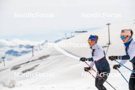 18.06.2024, Tignes, France (FRA): Flora Dolci (FRA) - Cross-Country summer training, Tignes (FRA). www.nordicfocus.com. © Authamayou/NordicFocus. Every downloaded picture is fee-liable.