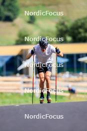 15.08.2024, Ulrichen, Switzerland (SUI): Friedrich Moch (GER) - Cross-Country summer training, Ulrichen (SUI). www.nordicfocus.com. © Manzoni/NordicFocus. Every downloaded picture is fee-liable.