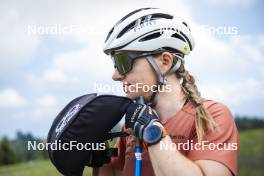 09.07.2024, Lavaze, Italy (ITA): Nadine Faehndrich (SUI) - Cross-Country summer training, Lavaze (ITA). www.nordicfocus.com. © Vanzetta/NordicFocus. Every downloaded picture is fee-liable.