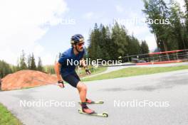 10.09.2024, Lenzerheide, Switzerland (SUI): Jonas Baumann (SUI) - Cross-Country training, Lenzerheide (SUI). www.nordicfocus.com. © Manzoni/NordicFocus. Every downloaded picture is fee-liable.