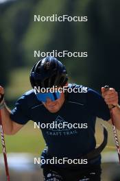 23.07.2024, Premanon, France (FRA): Jules Lapierre (FRA) - Cross-Country summer training, Premanon (FRA). www.nordicfocus.com. © Manzoni/NordicFocus. Every downloaded picture is fee-liable.