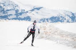 18.06.2024, Tignes, France (FRA): Mélissa Gal (FRA) - Cross-Country summer training, Tignes (FRA). www.nordicfocus.com. © Authamayou/NordicFocus. Every downloaded picture is fee-liable.