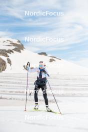 18.06.2024, Tignes, France (FRA): Léna Quintin (FRA) - Cross-Country summer training, Tignes (FRA). www.nordicfocus.com. © Authamayou/NordicFocus. Every downloaded picture is fee-liable.