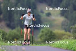 15.08.2024, Ulrichen, Switzerland (SUI): Victoria Carl (GER) - Cross-Country summer training, Ulrichen (SUI). www.nordicfocus.com. © Manzoni/NordicFocus. Every downloaded picture is fee-liable.