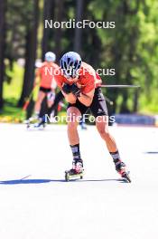 04.06.2024, Lenzerheide, Switzerland (SUI): Jon-Fadri Nufer (SUI) - Cross-Country training, Lenzerheide (SUI). www.nordicfocus.com. © Manzoni/NordicFocus. Every downloaded picture is fee-liable.