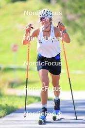 06.08.2024, Lenzerheide, Switzerland (SUI): Alina Meier (SUI) - Cross-Country summer training, Lenzerheide (SUI). www.nordicfocus.com. © Manzoni/NordicFocus. Every downloaded picture is fee-liable.