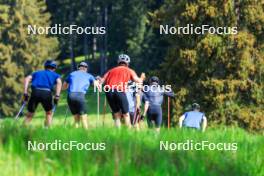 04.06.2024, Lenzerheide, Switzerland (SUI): Undefined athlete competes - Cross-Country training, Lenzerheide (SUI). www.nordicfocus.com. © Manzoni/NordicFocus. Every downloaded picture is fee-liable.