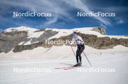 18.06.2024, Tignes, France (FRA): Maelle Veyre (FRA) - Cross-Country summer training, Tignes (FRA). www.nordicfocus.com. © Authamayou/NordicFocus. Every downloaded picture is fee-liable.