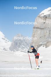 19.06.2024, Tignes, France (FRA): Flora Dolci (FRA) - Cross-Country summer training, Tignes (FRA). www.nordicfocus.com. © Authamayou/NordicFocus. Every downloaded picture is fee-liable.