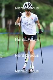 14.08.2024, Ulrichen, Switzerland (SUI): Lena Keck (GER) - Cross-Country summer training, Ulrichen (SUI). www.nordicfocus.com. © Manzoni/NordicFocus. Every downloaded picture is fee-liable.