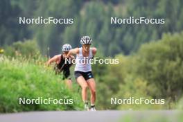 15.08.2024, Ulrichen, Switzerland (SUI): Lena Keck (GER) - Cross-Country summer training, Ulrichen (SUI). www.nordicfocus.com. © Manzoni/NordicFocus. Every downloaded picture is fee-liable.