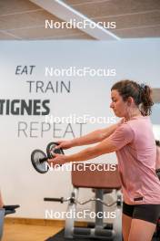 18.06.2024, Tignes, France (FRA): Léna Quintin (FRA) - Cross-Country summer training, Tignes (FRA). www.nordicfocus.com. © Authamayou/NordicFocus. Every downloaded picture is fee-liable.