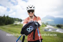 09.07.2024, Lavaze, Italy (ITA): Nadine Faehndrich (SUI) - Cross-Country summer training, Lavaze (ITA). www.nordicfocus.com. © Vanzetta/NordicFocus. Every downloaded picture is fee-liable.