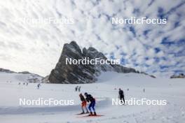 14.10.2024, Ramsau am Dachstein, Austria (AUT): Federico Pellegrino (ITA) - Cross-Country summer training, Dachsteinglacier, Ramsau am Dachstein (AUT). www.nordicfocus.com. © Manzoni/NordicFocus. Every downloaded picture is fee-liable.