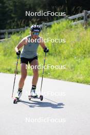 18.07.2024, Lenzerheide, Switzerland (SUI): Lea Fischer (SUI) - Cross-Country summer training, Lenzerheide (SUI). www.nordicfocus.com. © Manzoni/NordicFocus. Every downloaded picture is fee-liable.