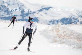 18.06.2024, Tignes, France (FRA): Maelle Veyre (FRA) - Cross-Country summer training, Tignes (FRA). www.nordicfocus.com. © Authamayou/NordicFocus. Every downloaded picture is fee-liable.