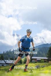 09.07.2024, Lavaze, Italy (ITA): Cyril Faehndrich (SUI) - Cross-Country summer training, Lavaze (ITA). www.nordicfocus.com. © Vanzetta/NordicFocus. Every downloaded picture is fee-liable.