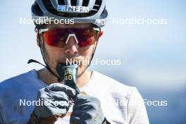 08.08.2024, Lavaze, Italy (ITA): Lucas Boegl (GER) - Cross-Country summer training, Lavaze (ITA). www.nordicfocus.com. © Vanzetta/NordicFocus. Every downloaded picture is fee-liable.