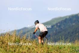 15.08.2024, Ulrichen, Switzerland (SUI): Janosch Brugger (GER) - Cross-Country summer training, Ulrichen (SUI). www.nordicfocus.com. © Manzoni/NordicFocus. Every downloaded picture is fee-liable.