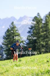 15.08.2024, Ulrichen, Switzerland (SUI): Jan-Friedrich Doerks (GER) - Cross-Country summer training, Ulrichen (SUI). www.nordicfocus.com. © Manzoni/NordicFocus. Every downloaded picture is fee-liable.