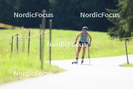 18.07.2024, Lenzerheide, Switzerland (SUI): Lea Fischer (SUI) - Cross-Country summer training, Lenzerheide (SUI). www.nordicfocus.com. © Manzoni/NordicFocus. Every downloaded picture is fee-liable.