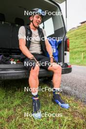 21.06.2024, Les Diablerets, Switzerland (SUI): Valerio Grond (SUI) - Cross-Country summer training, Les Diablerets (SUI). www.nordicfocus.com. © Manzoni/NordicFocus. Every downloaded picture is fee-liable.