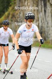 14.08.2024, Ulrichen, Switzerland (SUI): Katherine Sauerbrey (GER) - Cross-Country summer training, Ulrichen (SUI). www.nordicfocus.com. © Manzoni/NordicFocus. Every downloaded picture is fee-liable.