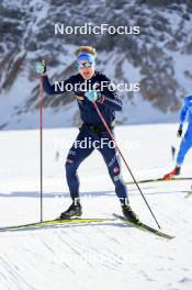 14.10.2024, Ramsau am Dachstein, Austria (AUT): Undefined Italian athlete competes - Cross-Country summer training, Dachsteinglacier, Ramsau am Dachstein (AUT). www.nordicfocus.com. © Manzoni/NordicFocus. Every downloaded picture is fee-liable.