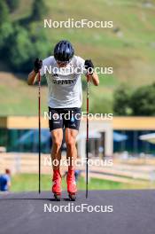 15.08.2024, Ulrichen, Switzerland (SUI): Jan Stoelben (GER) - Cross-Country summer training, Ulrichen (SUI). www.nordicfocus.com. © Manzoni/NordicFocus. Every downloaded picture is fee-liable.