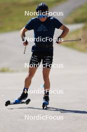 23.07.2024, Premanon, France (FRA): Jules Lapierre (FRA) - Cross-Country summer training, Premanon (FRA). www.nordicfocus.com. © Manzoni/NordicFocus. Every downloaded picture is fee-liable.