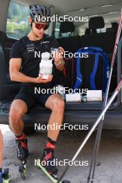 07.08.2024, Lenzerheide, Switzerland (SUI): Nicola Wigger (SUI) - Cross-Country summer training, Lenzerheide (SUI). www.nordicfocus.com. © Manzoni/NordicFocus. Every downloaded picture is fee-liable.