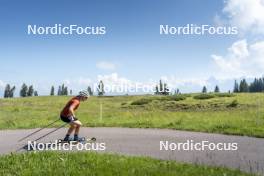 09.07.2024, Lavaze, Italy (ITA): Nadine Faehndrich (SUI) - Cross-Country summer training, Lavaze (ITA). www.nordicfocus.com. © Vanzetta/NordicFocus. Every downloaded picture is fee-liable.