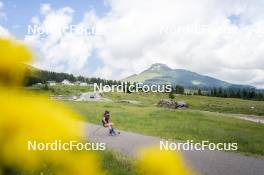 09.07.2024, Lavaze, Italy (ITA): Nicole Monsorno (ITA) - Cross-Country summer training, Lavaze (ITA). www.nordicfocus.com. © Vanzetta/NordicFocus. Every downloaded picture is fee-liable.