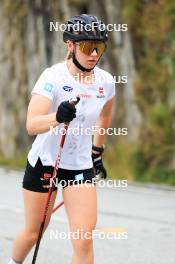 14.08.2024, Ulrichen, Switzerland (SUI): Helen Hoffmann (GER) - Cross-Country summer training, Ulrichen (SUI). www.nordicfocus.com. © Manzoni/NordicFocus. Every downloaded picture is fee-liable.