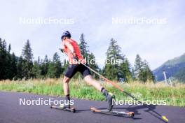 15.08.2024, Ulrichen, Switzerland (SUI): Albert Kuchler (GER) - Cross-Country summer training, Ulrichen (SUI). www.nordicfocus.com. © Manzoni/NordicFocus. Every downloaded picture is fee-liable.