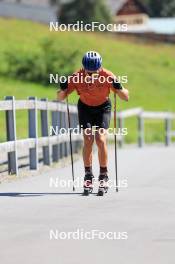 06.08.2024, Lenzerheide, Switzerland (SUI): Ilan Pittier (SUI) - Cross-Country summer training, Lenzerheide (SUI). www.nordicfocus.com. © Manzoni/NordicFocus. Every downloaded picture is fee-liable.