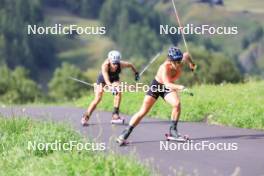 15.08.2024, Ulrichen, Switzerland (SUI): Katharina Hennig (GER) - Cross-Country summer training, Ulrichen (SUI). www.nordicfocus.com. © Manzoni/NordicFocus. Every downloaded picture is fee-liable.