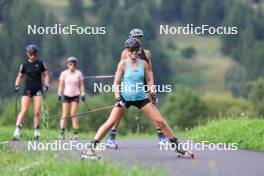 15.08.2024, Ulrichen, Switzerland (SUI): Lisa Lohmann (GER) - Cross-Country summer training, Ulrichen (SUI). www.nordicfocus.com. © Manzoni/NordicFocus. Every downloaded picture is fee-liable.