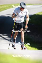 08.08.2024, Lavaze, Italy (ITA): Lucas Boegl (GER) - Cross-Country summer training, Lavaze (ITA). www.nordicfocus.com. © Vanzetta/NordicFocus. Every downloaded picture is fee-liable.